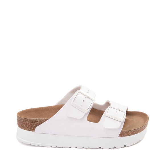 Papillio Birkenstock White Double Strap Sandals - Picture 2 of 9